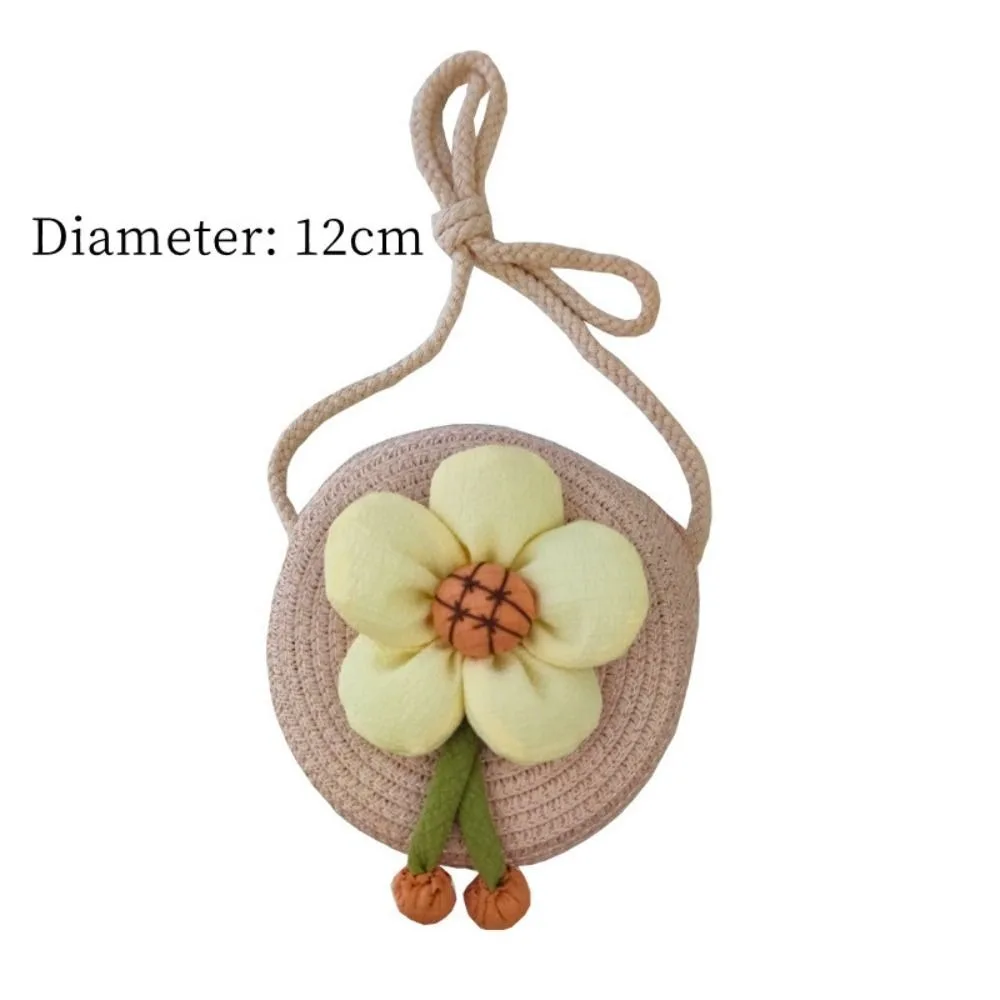 Bloom Tote Mini Straw Shoulder Bag 6