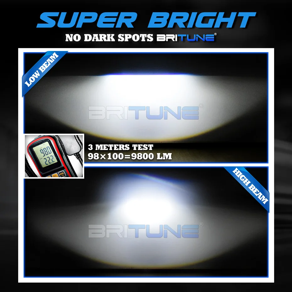 2.0 Inch Bi-Led Fog Light Projector Lens 3000K 6000K