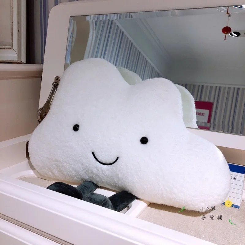 White Cloud Sun Pillow Cute Bedside Cushion Pillow Children's Room Bay Window Bedroom Crib Nordic Style Decoration 2