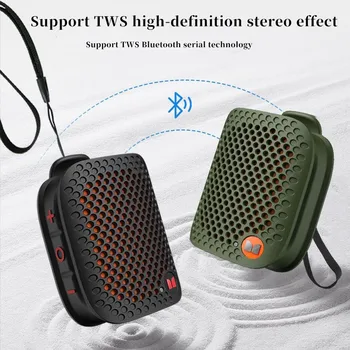 M3 Mini Magnetic Clip-On Speaker Bluetooth-Compatible 5.4 Wearable Wireless Bluetooth Portable Speakers Support TWS Playback 1