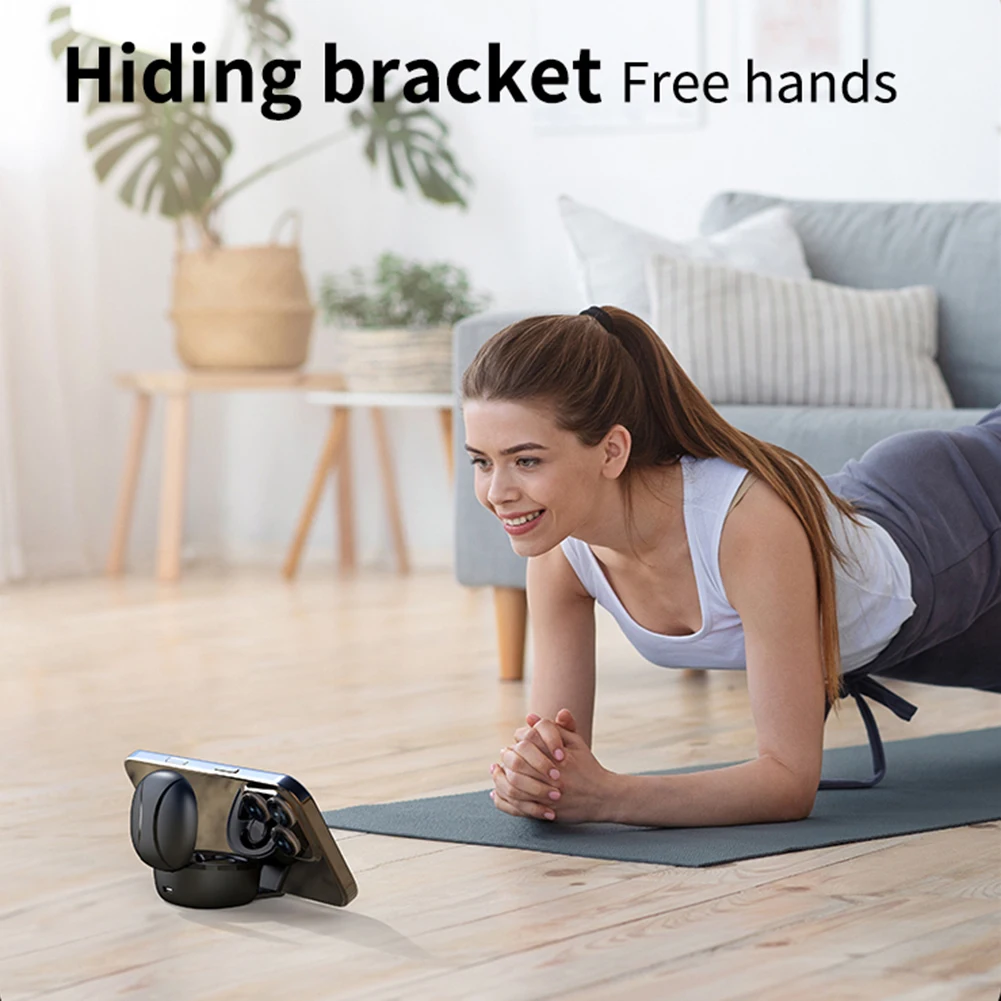 Fingertip Remote Control Bluetooth-Compatible 5.3 Remote Control Shutter/Clicker Multi-Function Digital Display for Smartphones