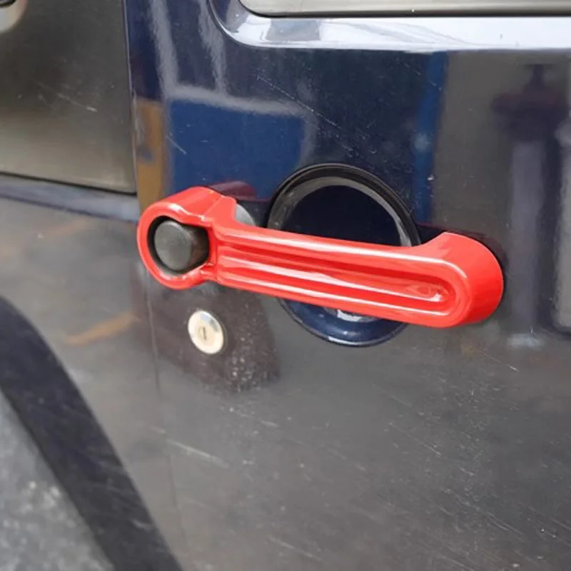 

Car Exterior Side Door Handle Tailgate Handle Decoration Cover Stickers For Jeep Wrangler 2011-2017 2/4 door