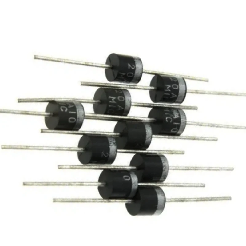 20PCS 10A10 6A10 20A10 30A10 R-6 DIP 6A 10A 20A 1000V Electrical Axial Rectifier Diode rectifier diodes electrical rectifier diodes
