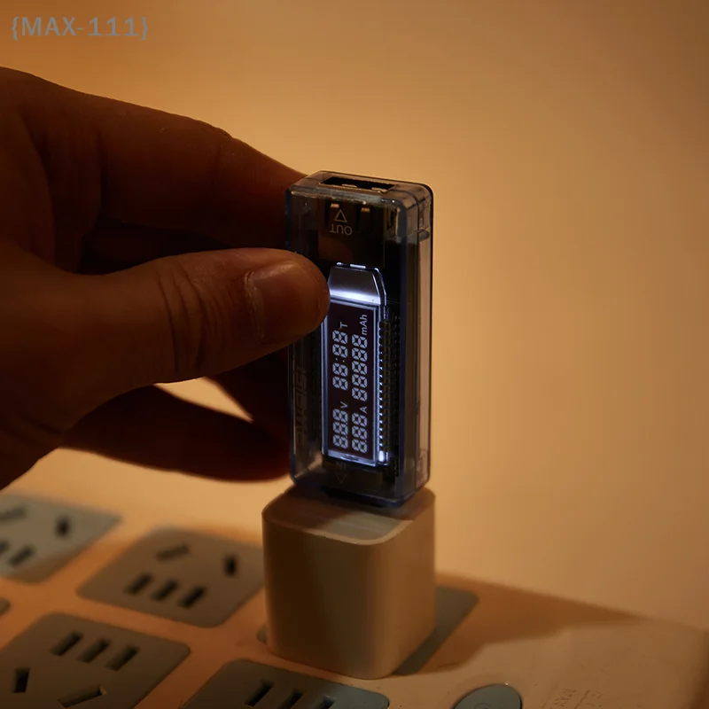 【F2-MAX111】USB 5V 9V 12V 20V QC 2.0 3.0 OLED 전류 전압 충전기 용량 테스터 USB 충전기 전압계