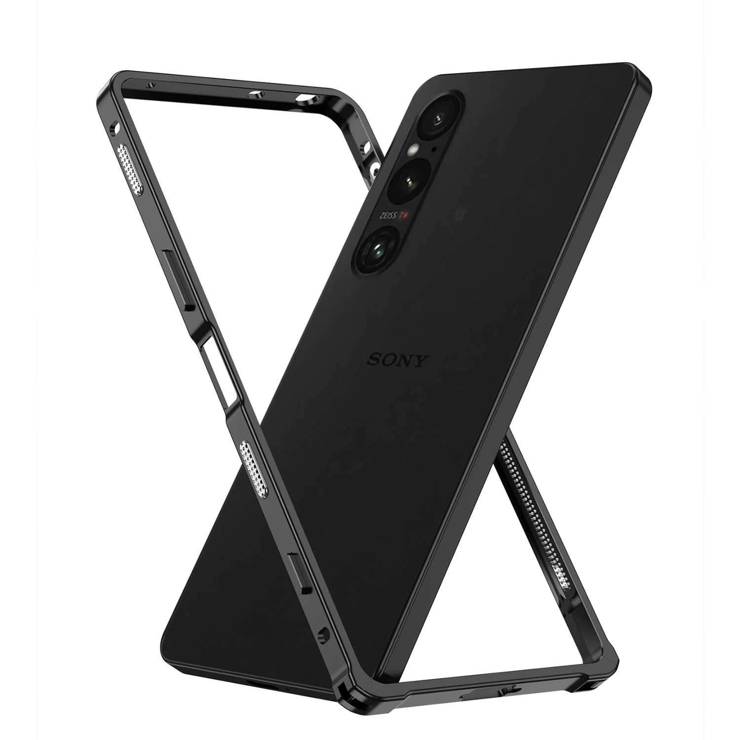 Ultra-Thin Metal Frame Case with Heat Dissipation and Seahorse Buckle Design