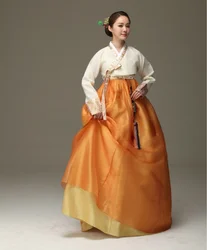 Tissu importé de corée du sud, amélioration de la scène de mariage, nouveau Hanbok sur mesure 