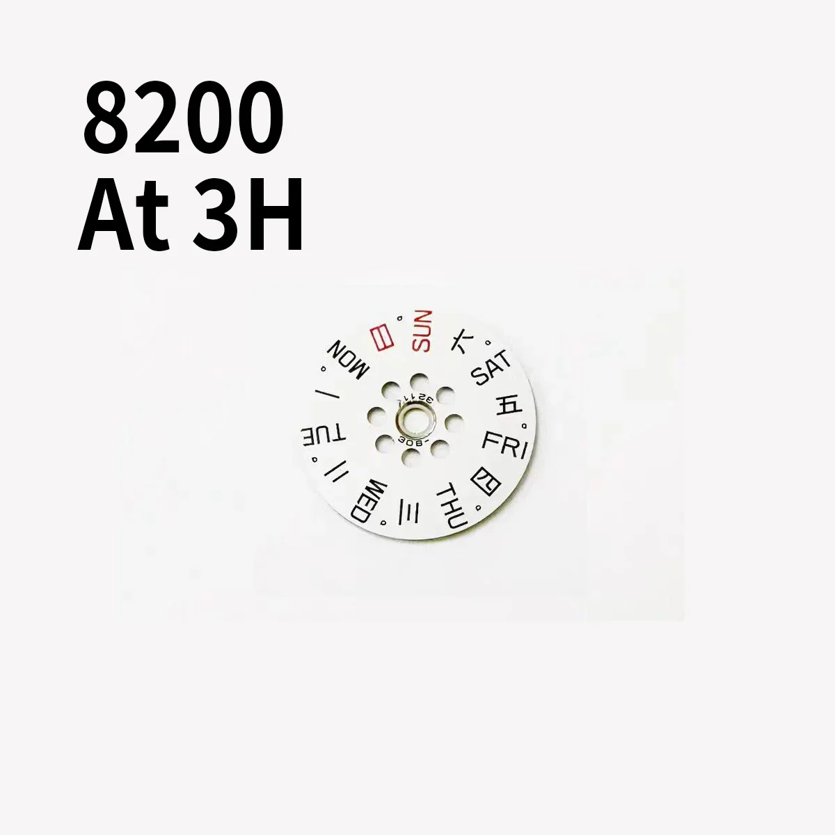 Watch Date Wheel Ring - Day Calendar Dial Replacement Parts (1/2/4 PCS)