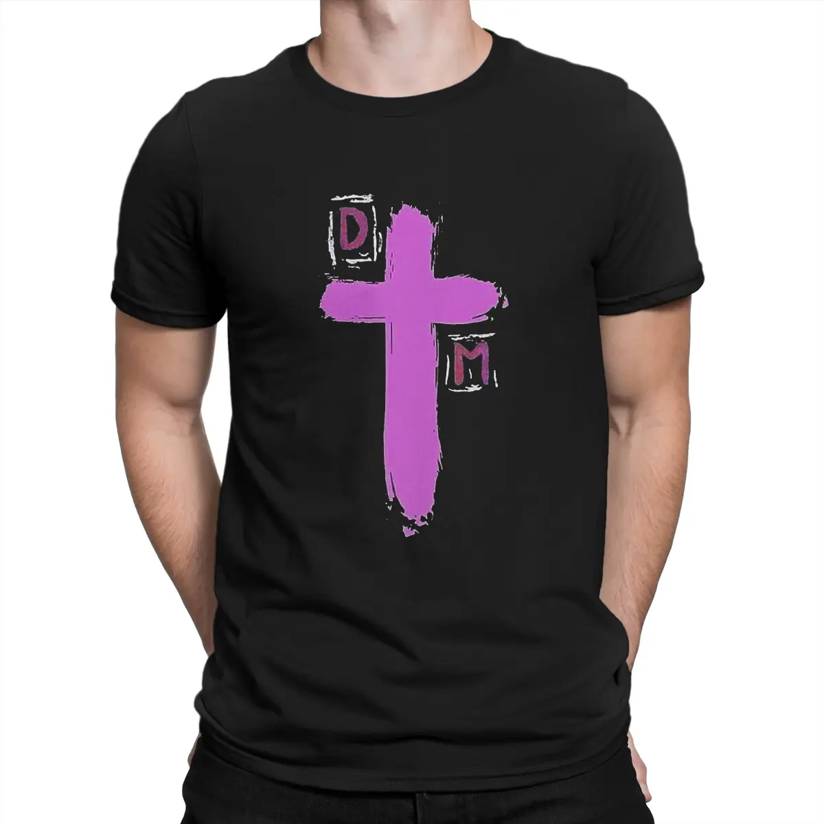 thumbnail image 1 of Camisetas Cross Men Depeche Cool Mode, camisetas novedosas de manga corta y cuello redondo, camisetas de algodón de verano, 1 of 6