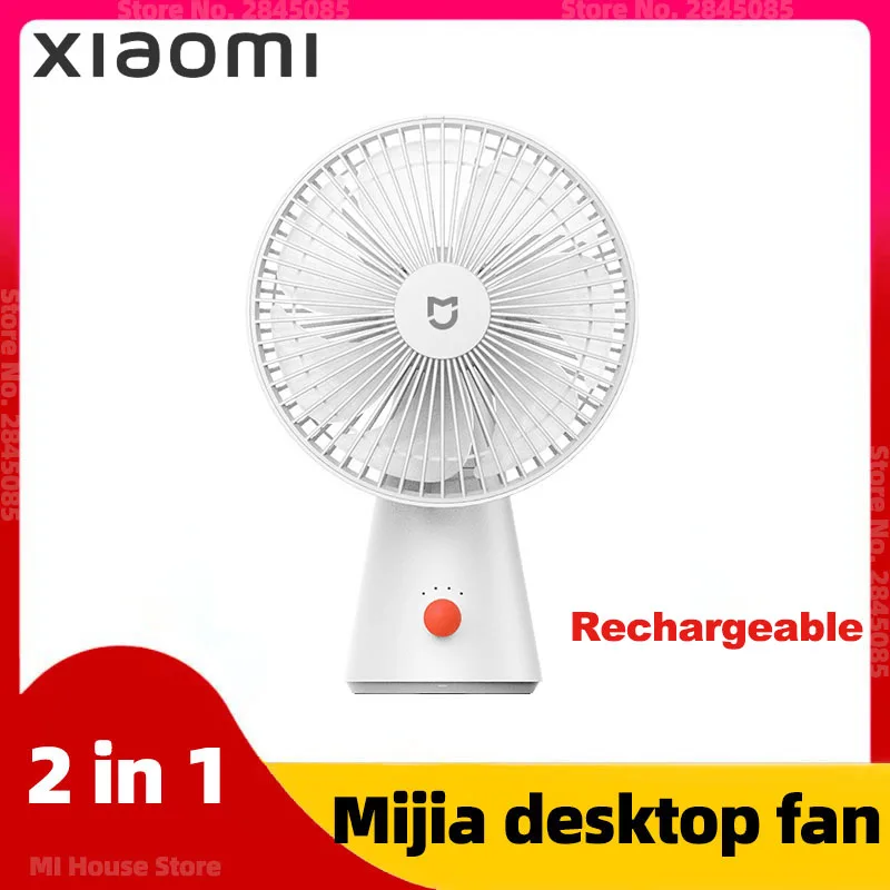

Портативный вентилятор Xiaomi Mijia, 2 в 1, 4000 мАч, 4 режима