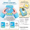 Interactive Flash Cards for Early Learning Spanish Russian Arabic Language Switch Logical Thinking Autism Sensory Toy for Kids 5