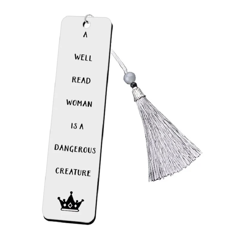 New Bookmark Pendant School Teacher Gift Pretty Stationery Child Award Book Marks Tassel Students Book Clip Office Supplies