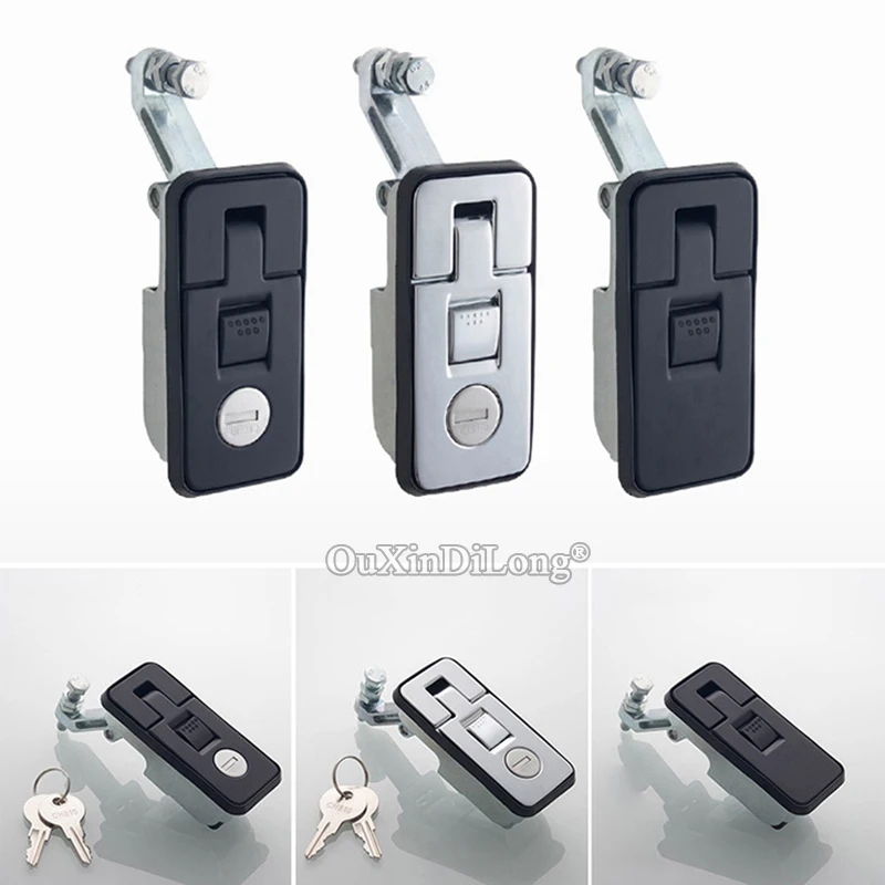 Новинка, 4 шт., цинковый сплав, промышленная зеркальная распределительная коробка, выдвижная защелка, управление переключателем, дверные замки для электрических шкафов