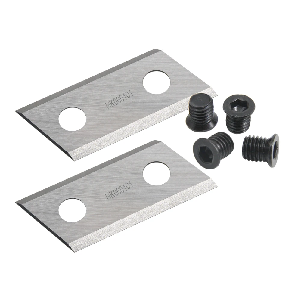 1 Pair Garden Shredder Chipper Blades Crusher Knives With Screws For