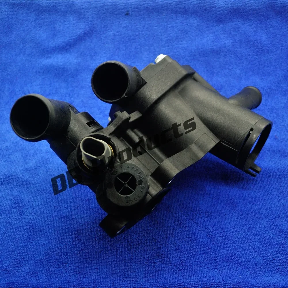 Thermostat Housing Water Outlet with sensor/032 121 111AP /032121111AN/032121111BG For SEAT CORDOBA Volkswagen Polo SKODA FABIA