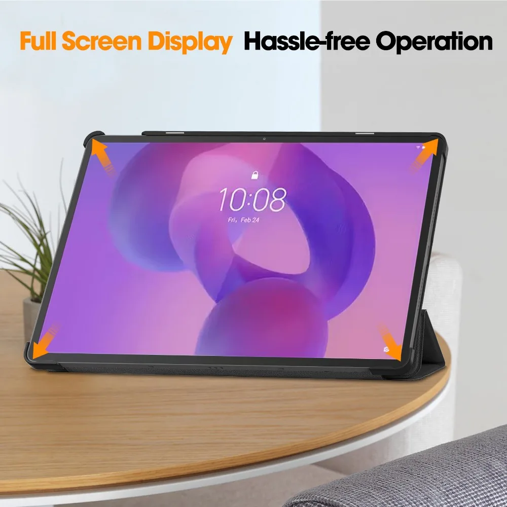Premium Magnetic Tri-Folding PU Leather Stand Cover
