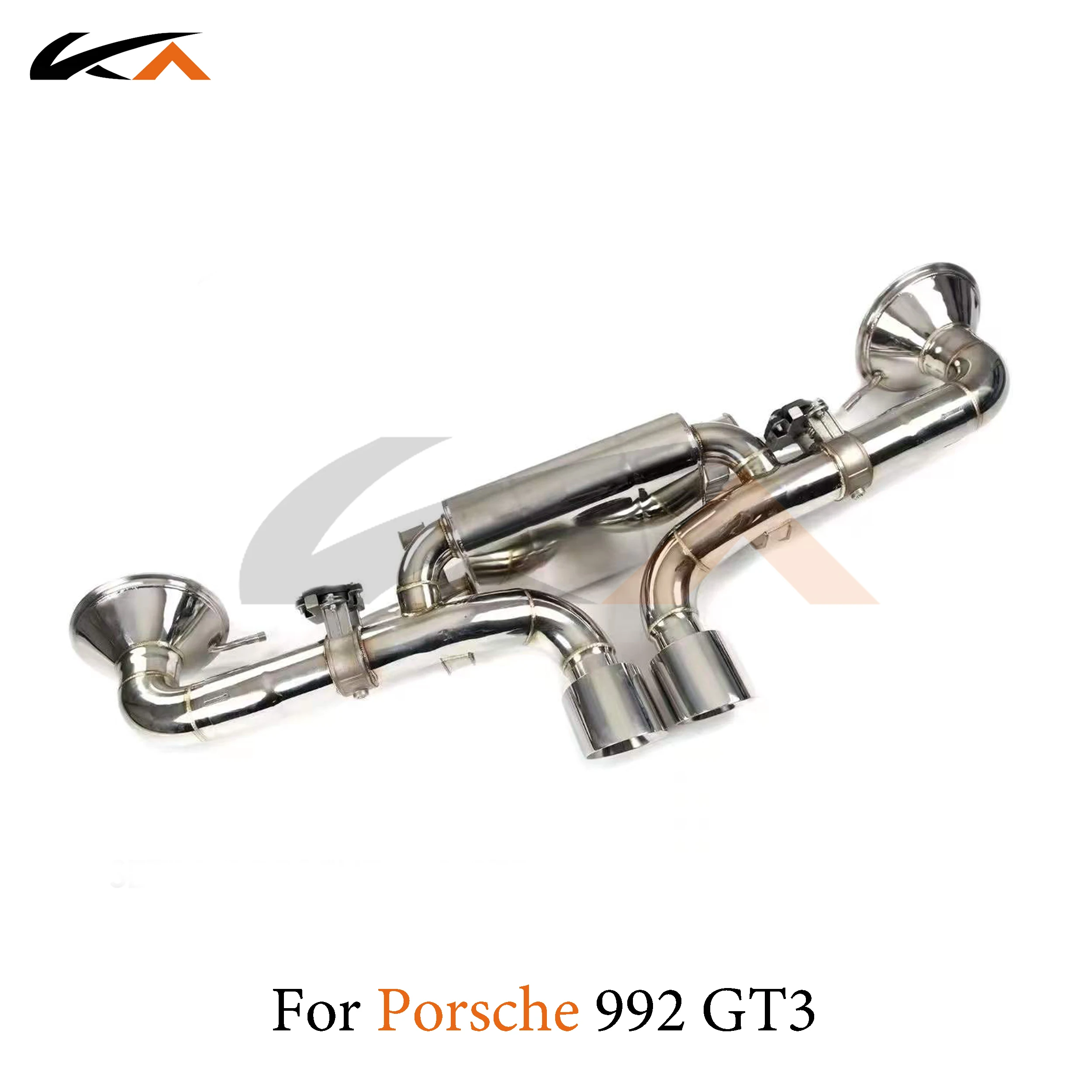 

KA Tuning exhaust system stainless steel catback for porsche 992 GT3 performance auto parts with muffler valve car accessories