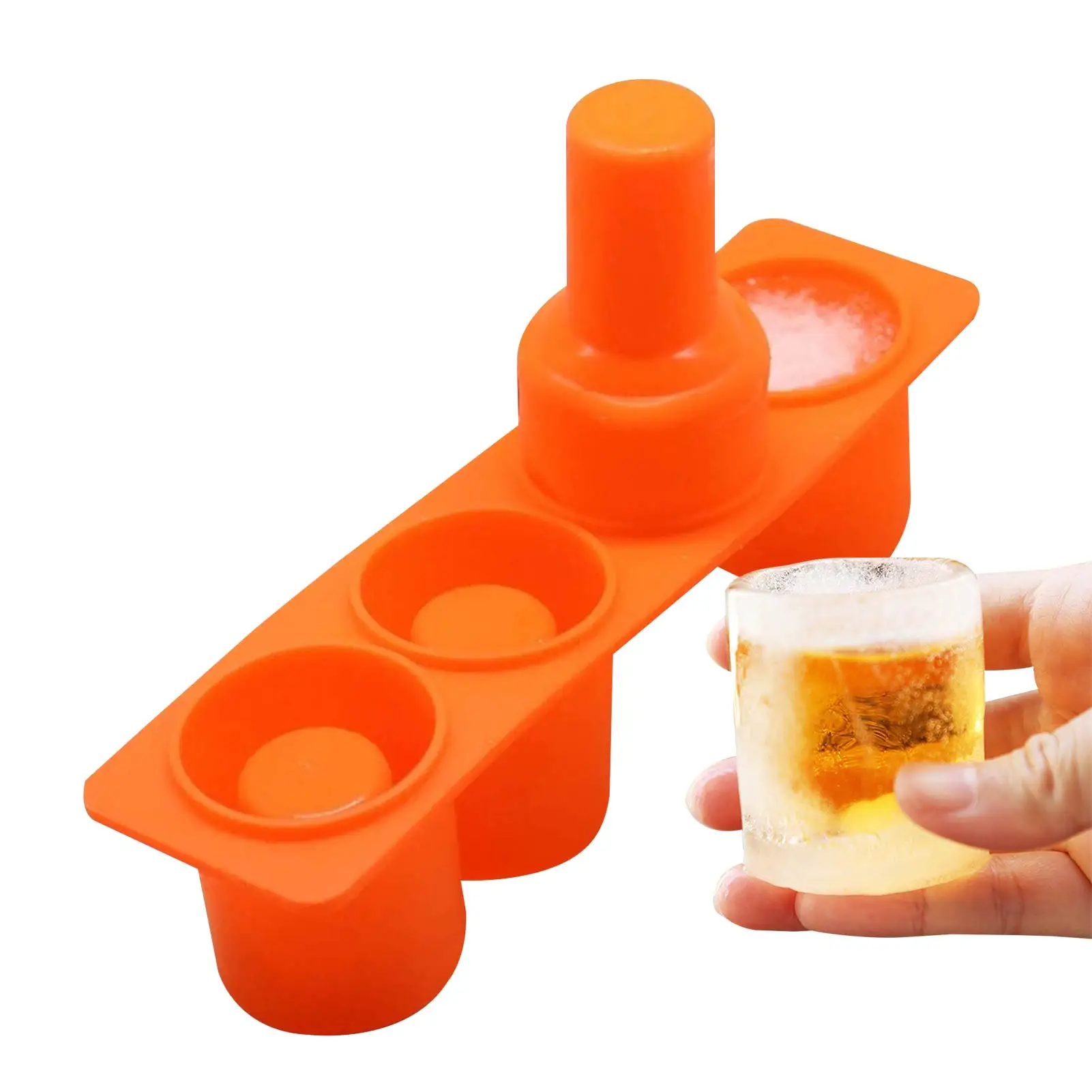 4 Holes Ice Shot Glass Mold Durable Shot Glass Mold DIY Small