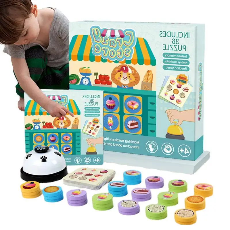 

Food Matching Puzzles Kids Board Memory Matching Food Game Educational Preschool Learning Board Game Gift For Kids Girls