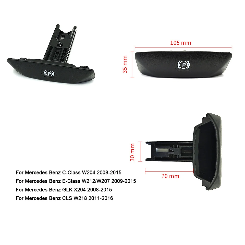 For Mercedes Benz W204 W212 W207 W218 C E CLS-Class Handbrake Parking Brake Lever Release Handle 2044270020
