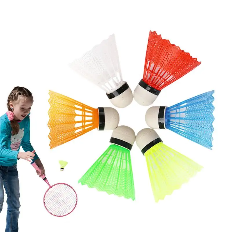 

Badminton Ball Colorful Shuttlelock Set For Batting Training Balls Hitting Practice And Training Badminton Indoor And Outdoor