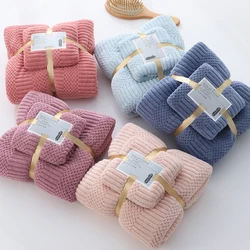 Towel Bath Towel Set Microfiber Towel Household Bathroom Face Towel Solid Color Quick Dry Absorbent Towel 35*75cm 70*140cm