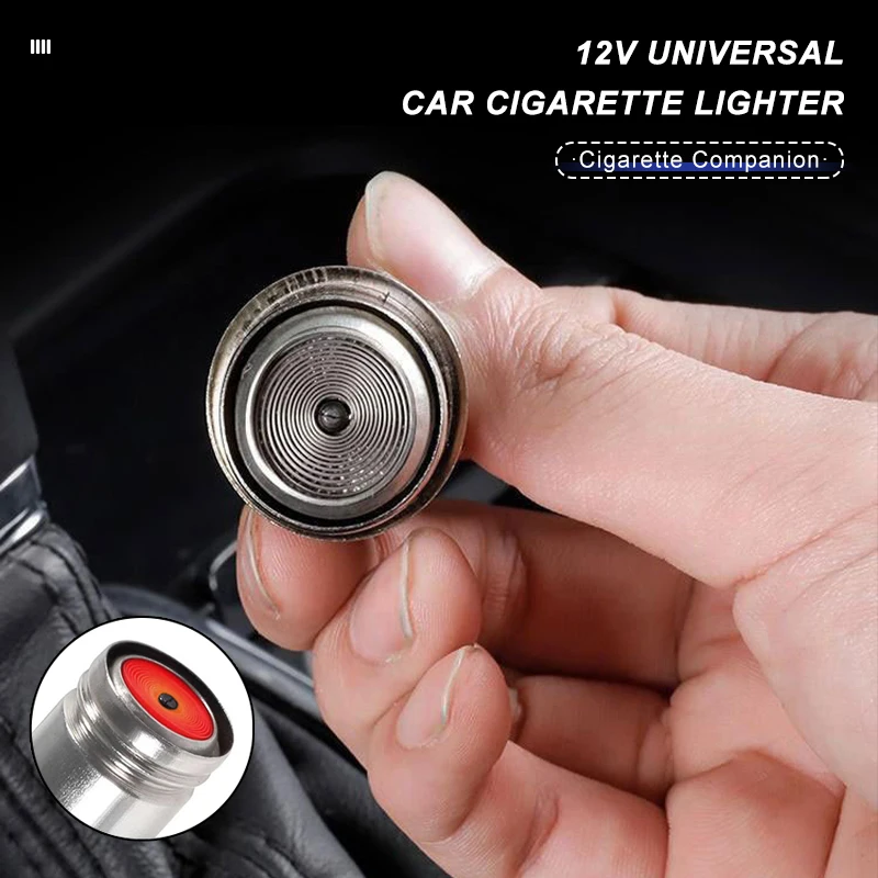 12V Aluminium Car Windproof Flameless Cigarette Lighter For Alfa Romeo GT  Stelvio F1 Brera Volante Tonale Gloria Disco
