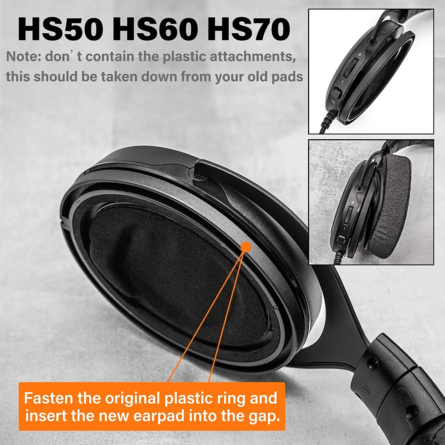 Premium Replacement Earpads for Gaming & Music Headphones
