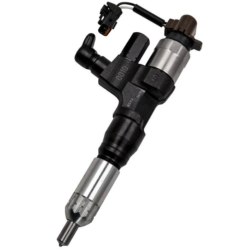 

New Diesel Injector 23670-E0010 / 095000-6593 For Hino 3.8L 4.7L 5.0L 6.5L 7.7L Kobelco SK330-8 SK350 Excavator