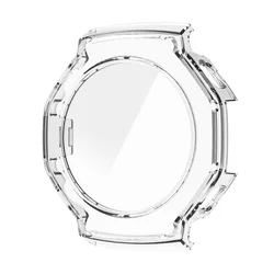 Premium Tempered Glass & Hard PC Bumper Protective Cover Combo - Amazfit T - Rex 3 (Tr)