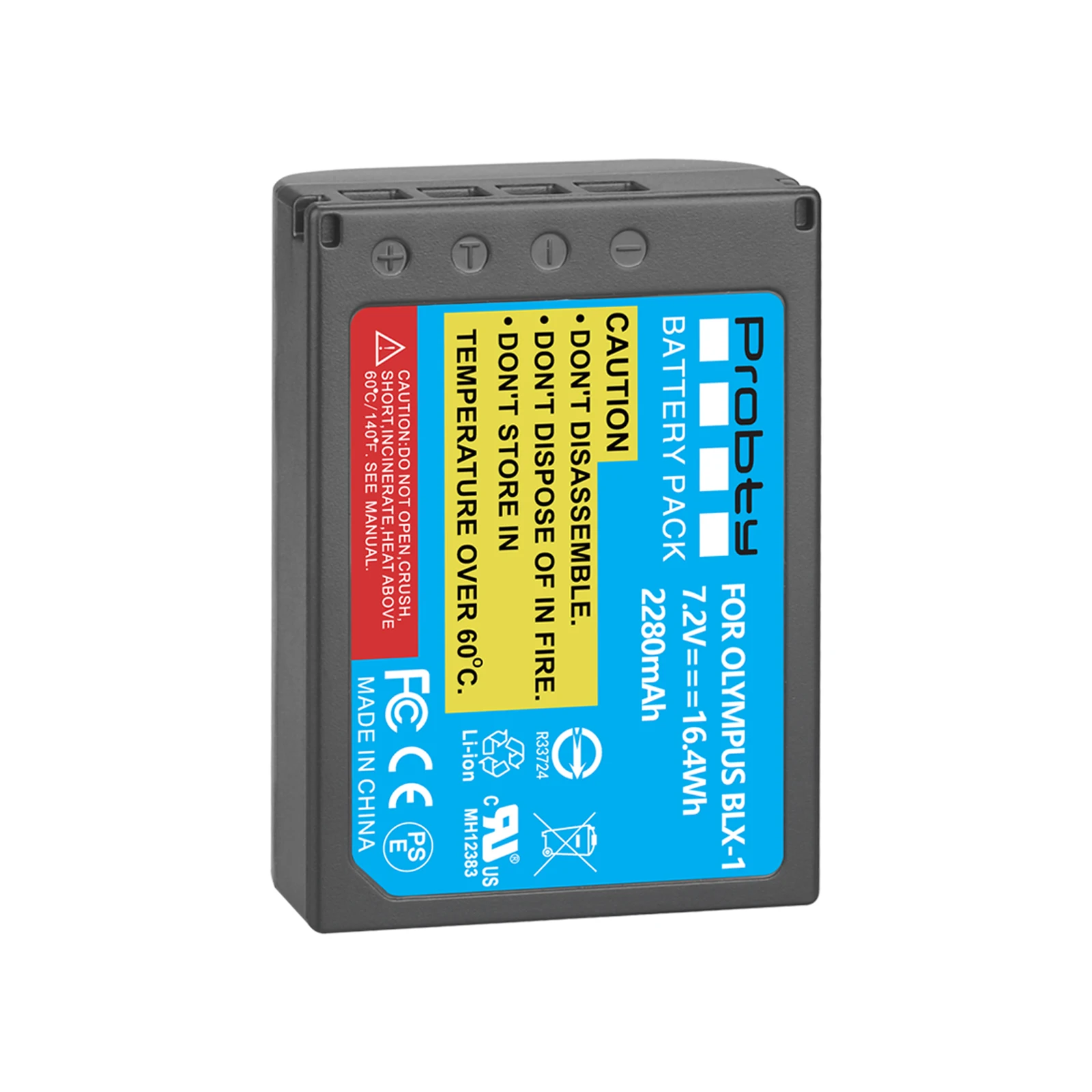 DSTE BLX-1 Rechargeable Battery (2-Pack) and Smart LED Dual USB Charger Compatible with Olympus OM-1 OM1 Camera