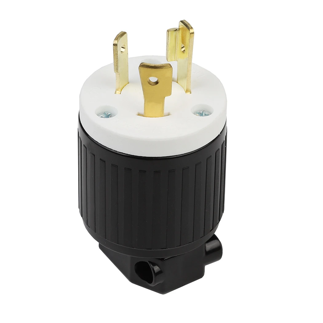 NEMA L5 20P Locking Plug Connector for Generator, Twist Lock Male Plug, 20  Amp, 125 Volt, 2 Pole, 3 Wire Grounding| | - AliExpress