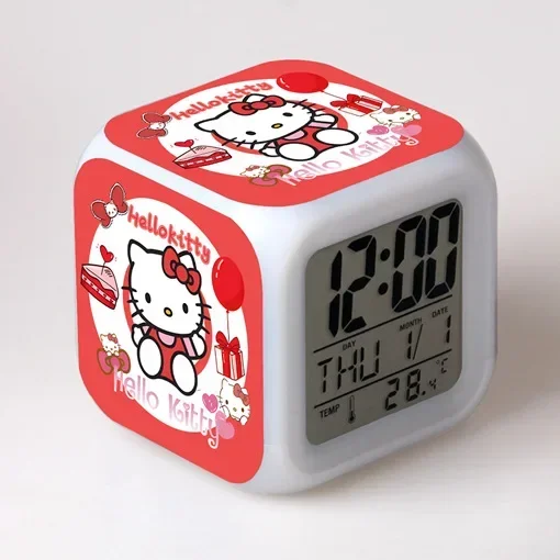 

Cartoon Colorful Alarm Clock Cinnamoroll Hello Kitty Melody Kuromi Alarm Clock The Best Birthday Gift