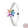 Bagues en argent Sterling 2025 originales pour femmes, couronne à nœud papillon, cœur d'amour, mauvais œil, bijoux d'anniversaire, cadeau d'anniversaire, 925