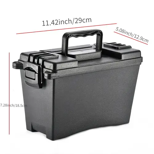 Plastic Ammo Box Military Style Storage Ammo Can Lightweight High Strength Ammo Accessory Crate Storage Case Tactical Bullet box - Image 6