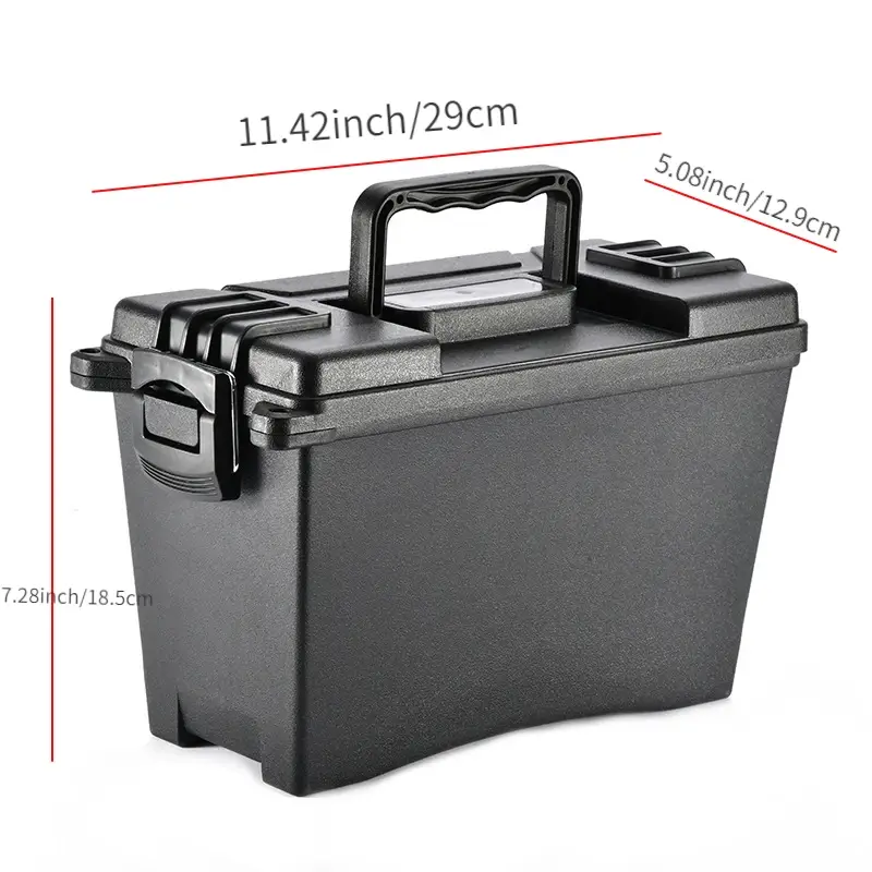 Plastic Ammo Box Military Style Storage Ammo Can Lightweight High Strength Ammo Accessory Crate Storage Case Tactical Bullet box - Image 6
