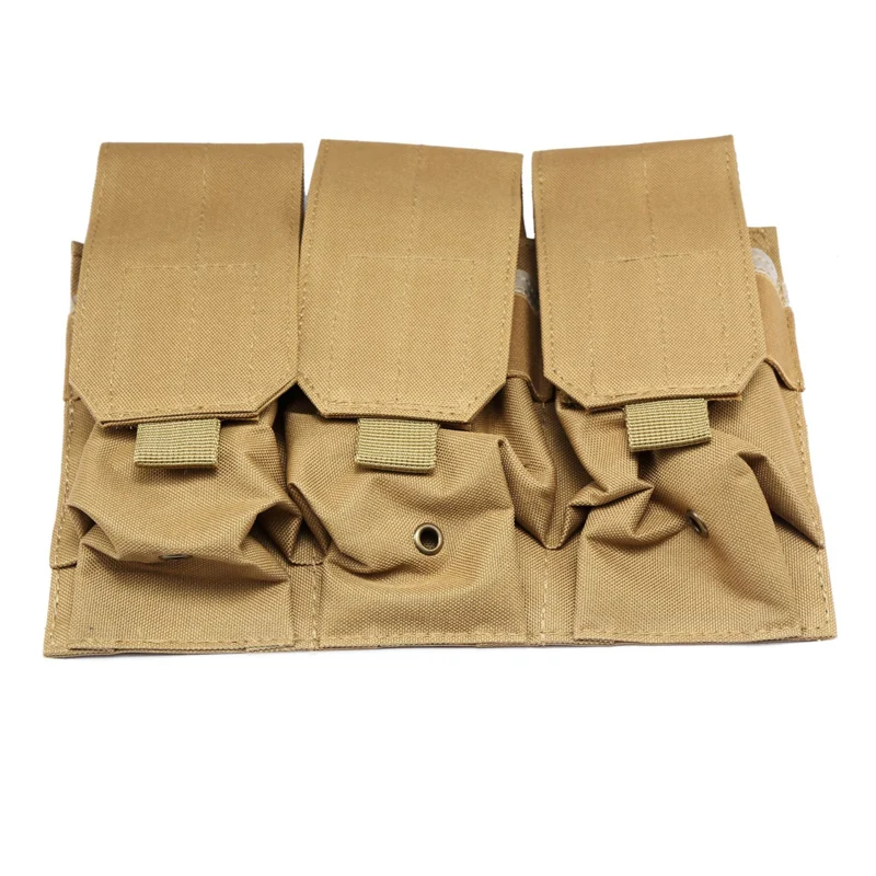 Utility Tactical MOLLE Magazintaschen Triple & Double Shooting Mag Pouch Wargame Paintball 5,56/7,62 Mag Bag für M4 AR15 Ak47 – Detail 4