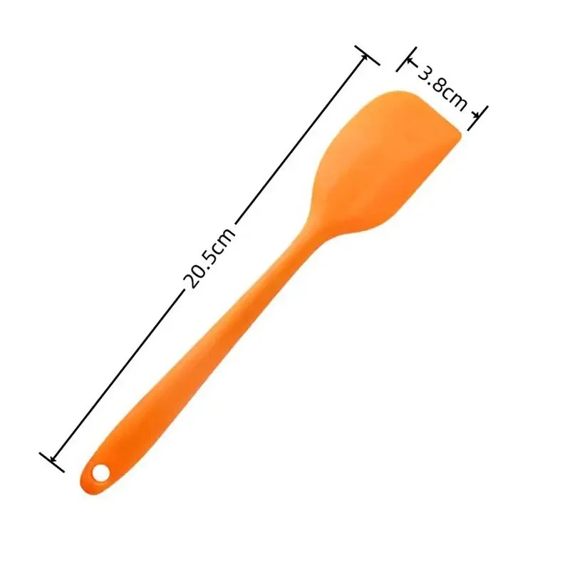1PC Silicone Spatula Cream Spatula High Temperature Resistant Non-stick Spoon Kitchen Baking Accessories and Tools silicone spatula baking tools