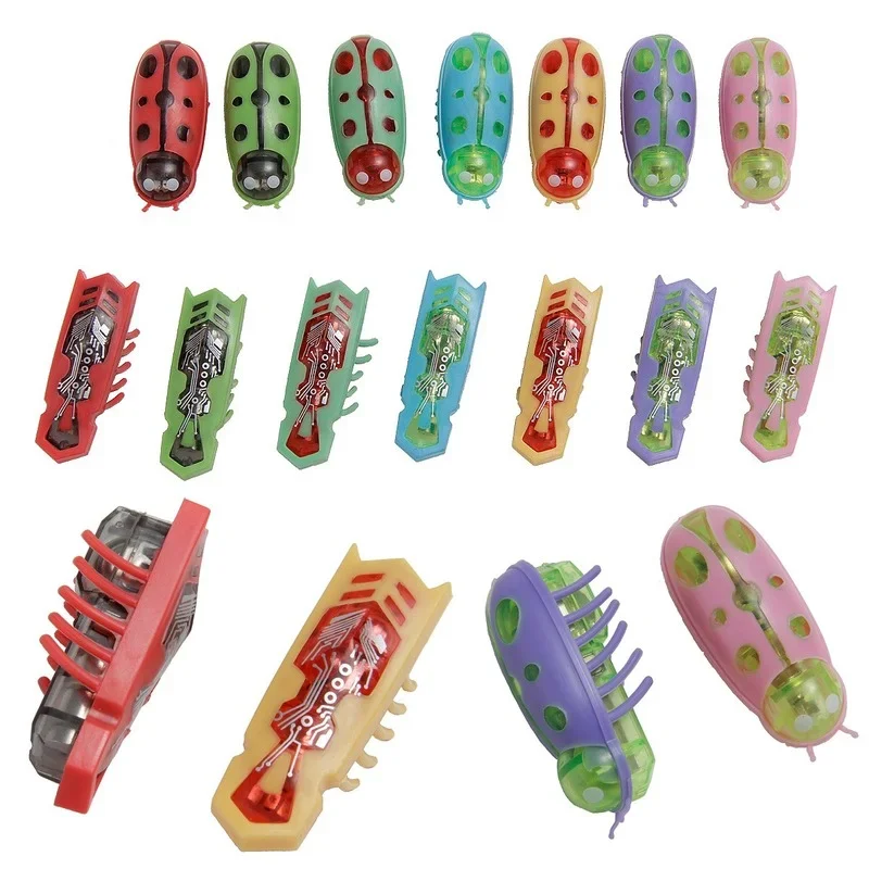 Mini Cat Toy Electric Bug Cat Toy Interactive Cute Ladybird Beetle Automatically Turn Over Pet Insect Interactive Jouet Chat