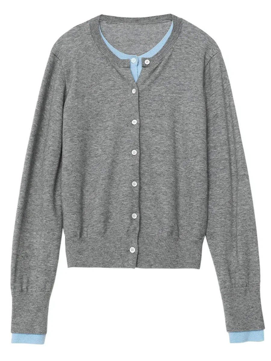 CHIC VEN Women Cardigan Korean O Neck Loose Single Breasted Knitted Sweaters Fashion Female Jumpers Clothing Autumn 2025 5
