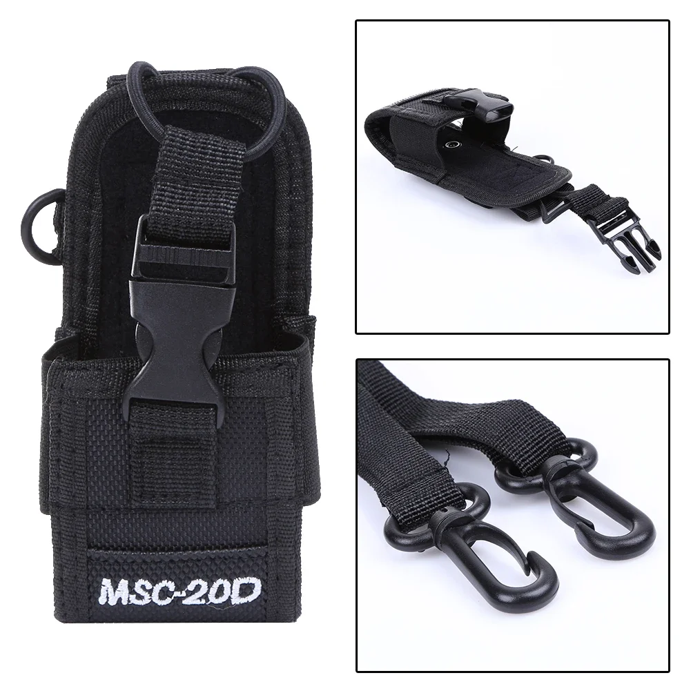 20D Walkie Talkie Bag Case Holder for Kenwood BaoFeng UV-5R  BF-888S 1000D Tactical Molle Radio Walkie Talkie Pouch Waist Bag