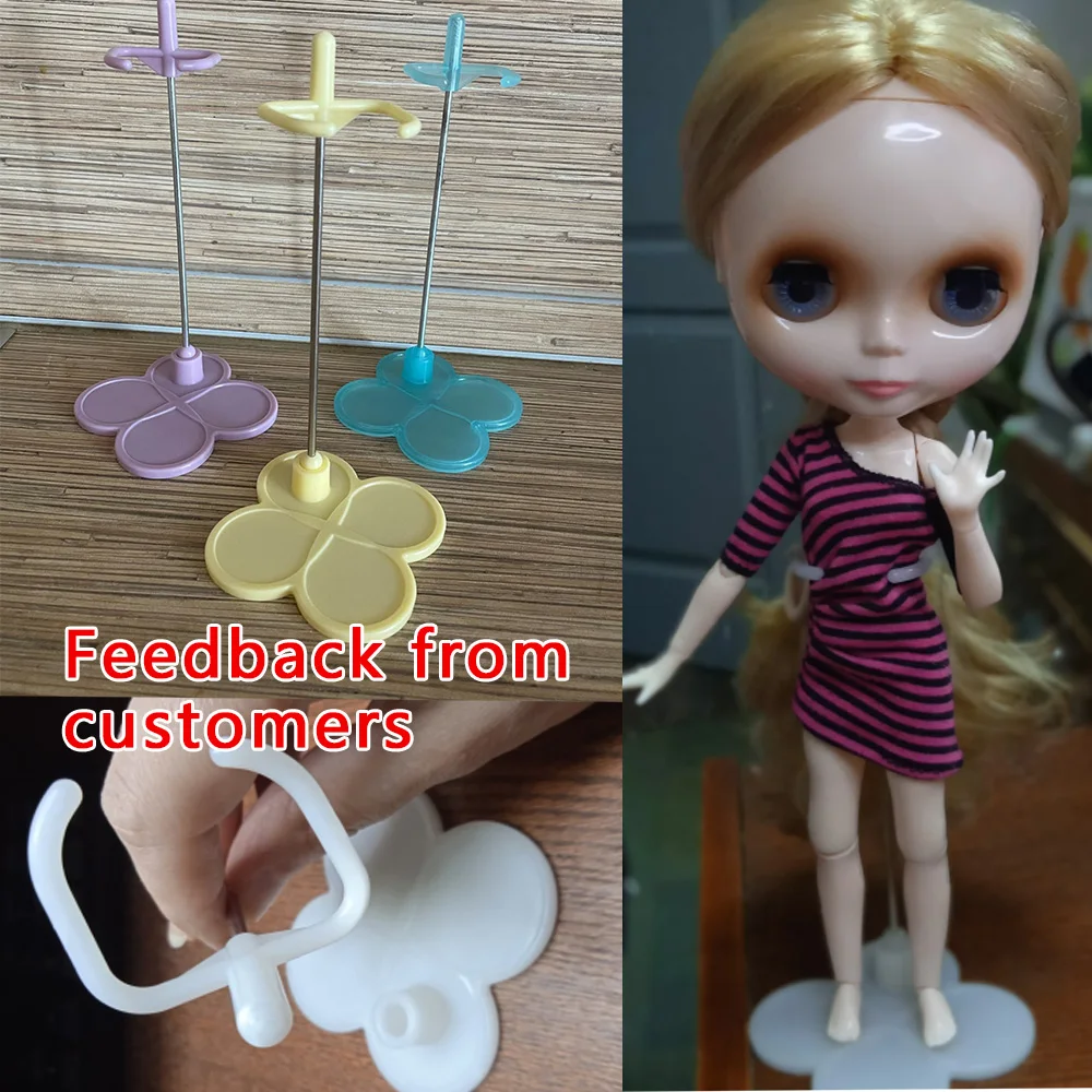 17.5cm Blyth Doll Stand For Doll Joint Body Doll Stand Holder Support Bracket Normal Doll Stuffed Toys Accessories 5 Color — view 6