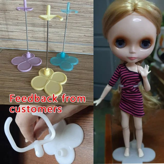 17.5cm Blyth Doll Stand For Doll Joint Body Doll Stand Holder Support Bracket Normal Doll Stuffed Toys Accessories 5 Color 6