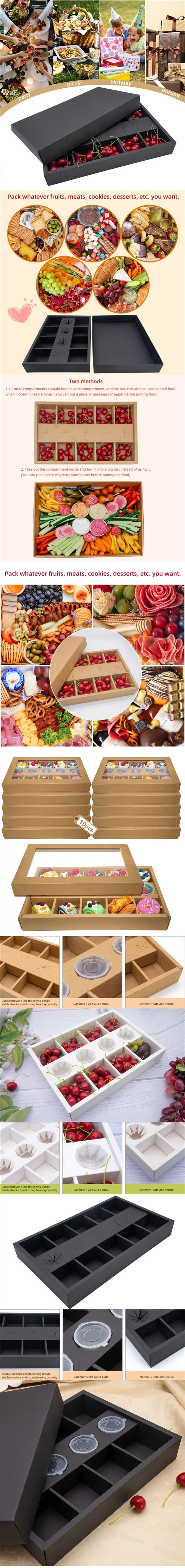 Large Capacity Disposable Packaging Boxes for Cakes, Desserts, Fruits, Picnic Treats, O... - SKU DPB01156 - UGI Packaging
