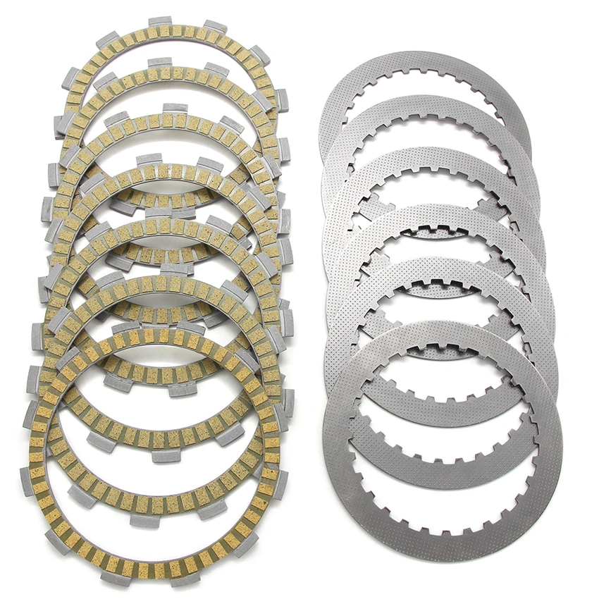 

Motorcycle Clutch Friction Disc Plate Kit For Suzuki SV400N SV400SN VK53A SV400 X/Y/K1/K2 SX/SY/SK1/SK2 SV650 ABS 21441-37440