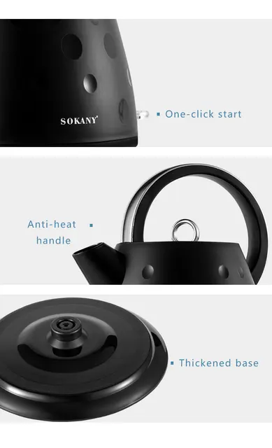 Stainless Steel Travel Kettle - Quiet Fast Boil - Perfect for Traveling  Boiling Water, Coffee, Tea ,1850W, 1.7 Liter - AliExpress