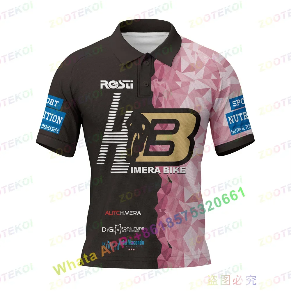 

Polo Shirt Men's 2022 Rosti HB IMERA BIKE Summer Performance Polo Short-sleeved F1 Racing Motorcycle Cycing Jersey T -shirt