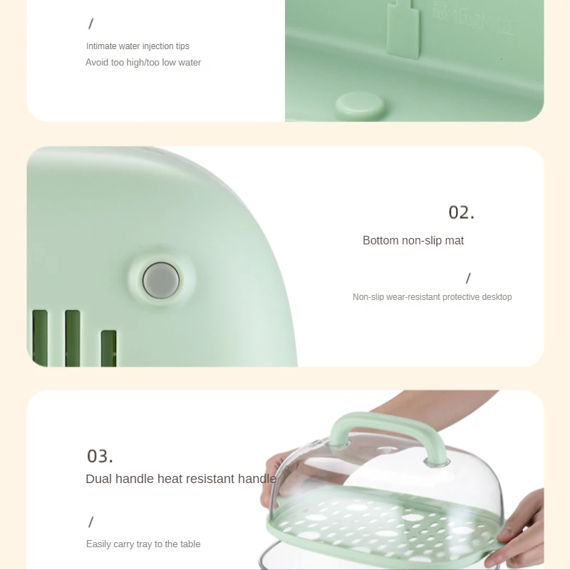 Electric steamer household small intelligent appointment timing multi-function mini electric