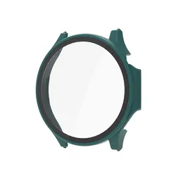 Premium Tempered Glass & Hard PC Protective Case Cover - All - Around Shield Bumper with Screen Protector for OPPO Watch X3 (Green)
