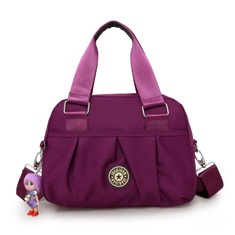 

Oxford Waterproof Shoulder Bag Women Casual Crossbody Bag Multifunction Soft Shopping Handbag Large Capacity Messenger Bag 2024