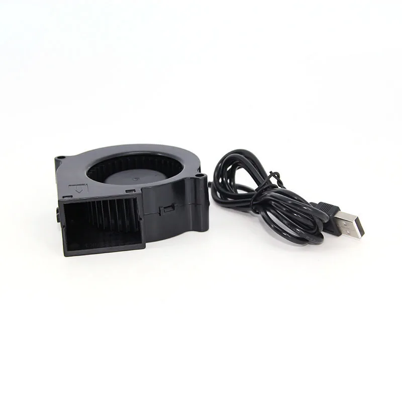 5V USB DC 7.5cm 7530 7515 75x35mm 75x15mm Air turbo Blower cooling Fan Portable BBQ Fan with Speed for Outdoor Camping Cooking E